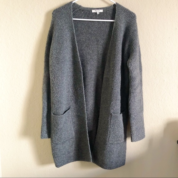 Backstage Cardigan Sweater in HTHR FLANNE - Picture 3 of 5